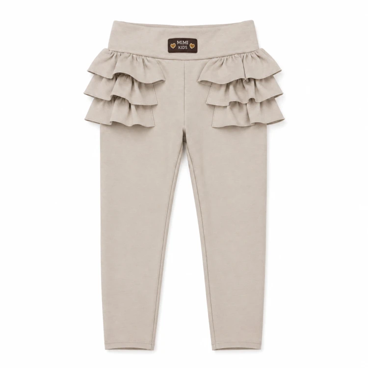 bezowe-legginsy-dziewczece-z-falbankami.webp