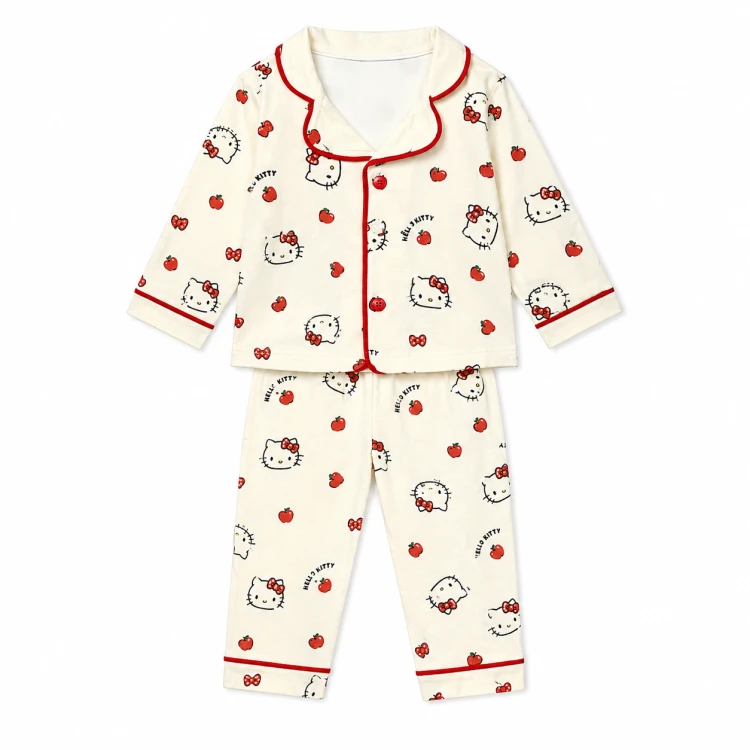 pizama-dziecieca-hello-kitty-kremowa-czerwona.webp