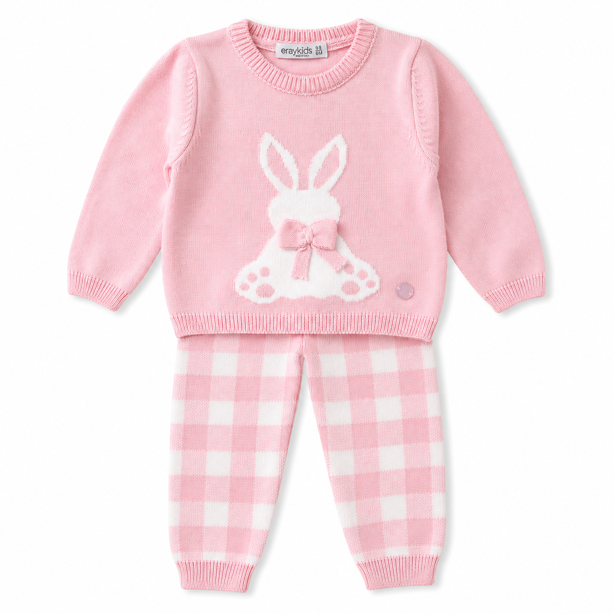 rozowy-dzianinowy-komplet-niemowlecy-z-krolikiem.webp